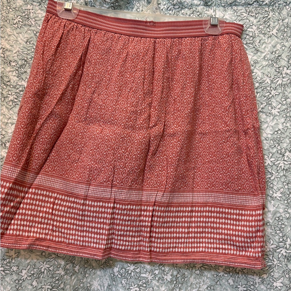 Vintage! Old Navy Pink Geometric A-Line Skirt